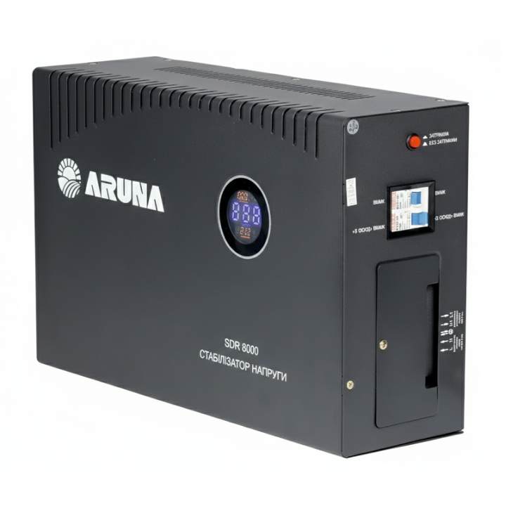 Фото Стабілізатор напруги ARUNA SDR-8000ВА (8кВА/4800Вт) - Магазин MASMART