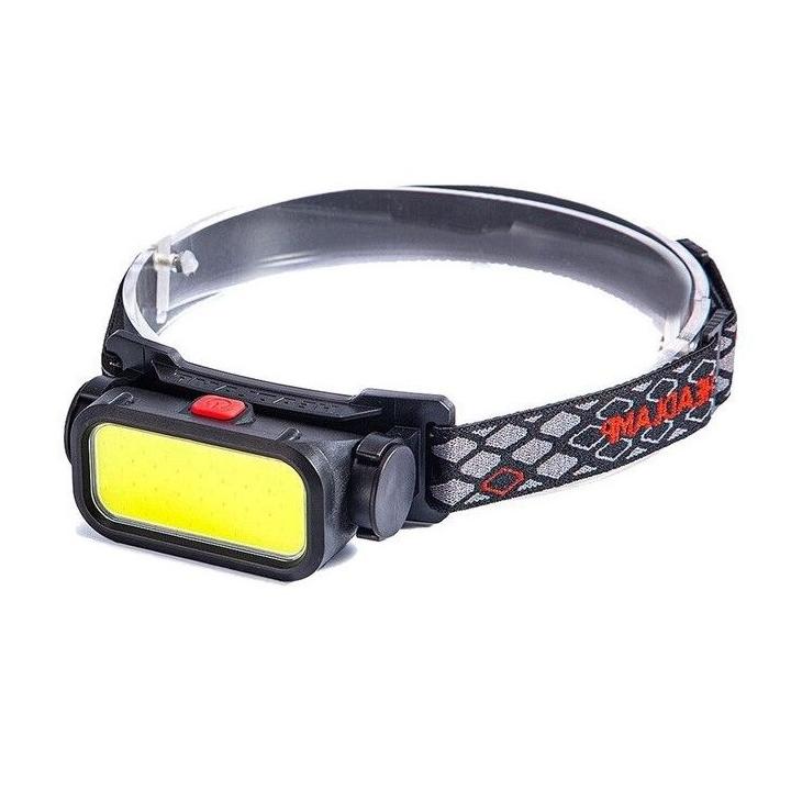 Фото Фонарь налобный аккумуляторный Bailong BL-008 1LED white+red, 4 режима, ЗУ micro USB, Box - Магазин MASMART