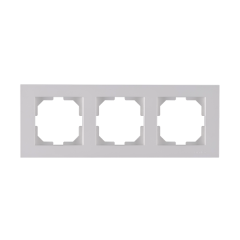 Фото Рамка горизонтальна 3-місна Arvia Electric Karen біла  - Магазин MASMART