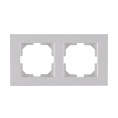 Фото Рамка горизонтальна 2-місна Arvia Electric Karen біла  - Магазин MASMART