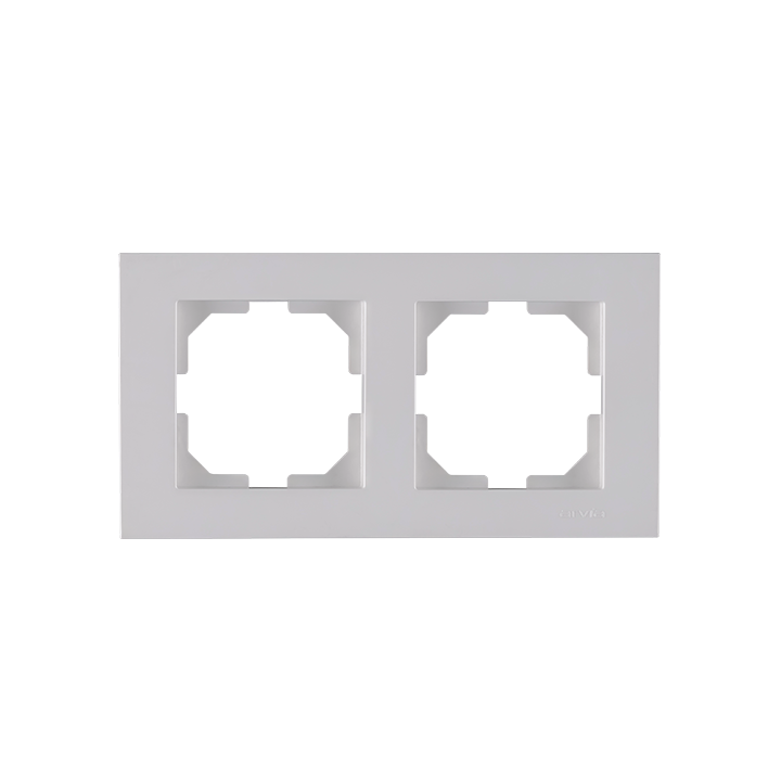 Фото Рамка горизонтальная 2-местная Arvia Electric Karen белая - Магазин MASMART