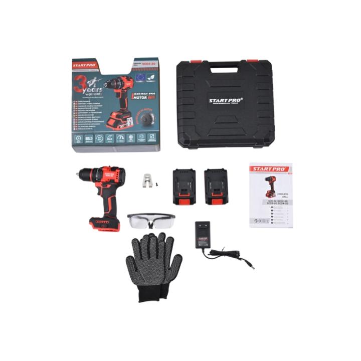 Фото Шуруповерт аккумуляторный Start Pro SCD4-20 BRUSHLESS  - Магазин MASMART