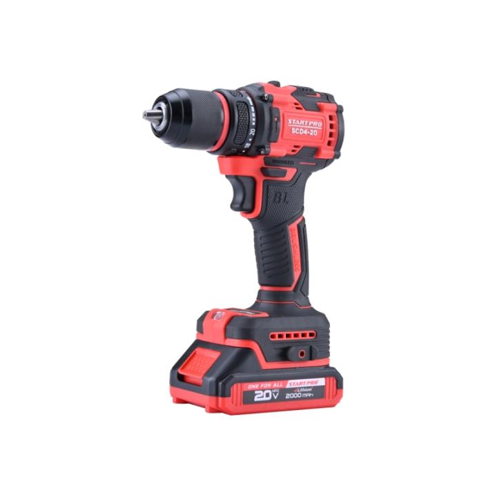 Фото Шуруповерт акумуляторний Start Pro SCD4-20 BRUSHLESS - Магазин MASMART