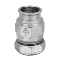 Фото Перехідник затискний QA 1 1/4" З Atusa чавунний оцинкований  - Магазин MASMART