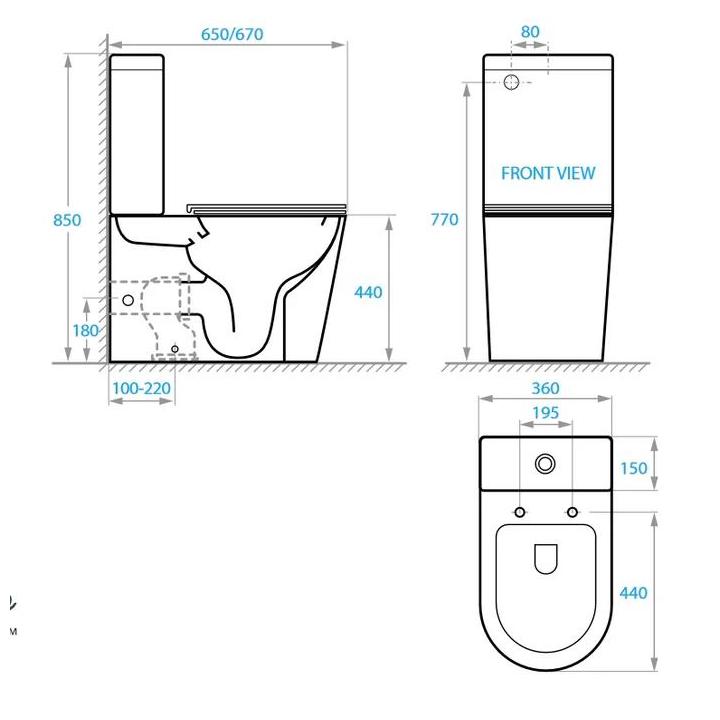 Фото Компакт Koller Pool Grace с сиденьем Soft-close бачком и гибкой подводкой  - Магазин MASMART