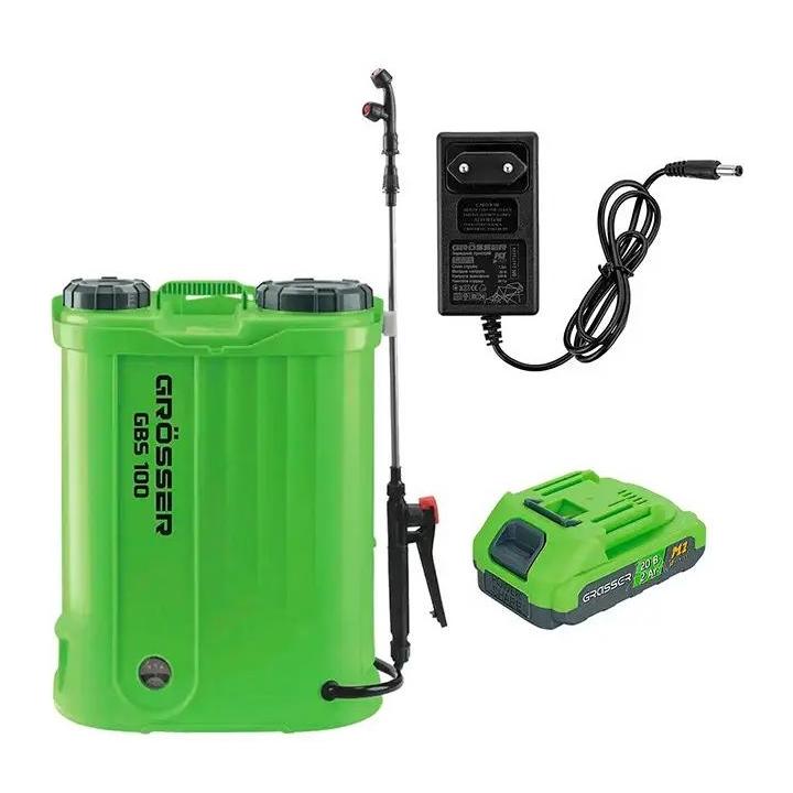 Фото Обприскувач акумуляторний Grosser PBS100/GBS100 10л  - Магазин MASMART