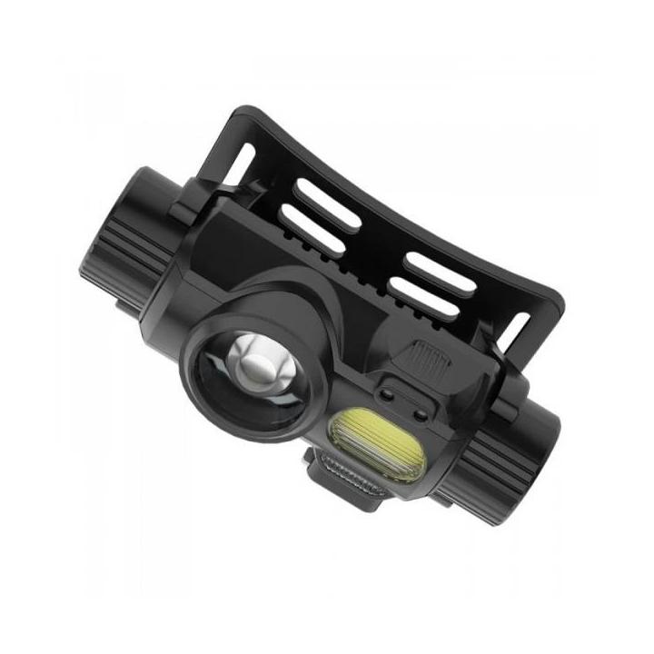 Фото Ліхтар налобний акумуляторний з датчиком руху YY-16 XPE+COB Motion Sensor та магніт 1x18650 ЗУ Type-C  - Магазин MASMART