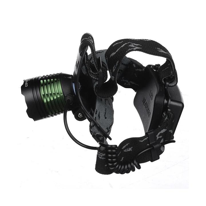 Фото Фонарь наголовный аккумуляторный Police BL-2188 T6 с 3 режимами и функцией zoom ЗУ micro USB 2х18650 Box  - Магазин MASMART