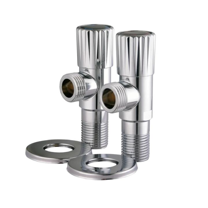 Фото Комплект кранов угловых 1/2«х1/2» Solomon Exclusive (9889) Chrom  - Магазин MASMART