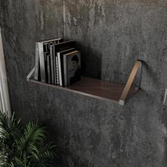 Фото Полиця настінна Moreli XT-28 Венге темний/К-чорний...  - Магазин MASMART