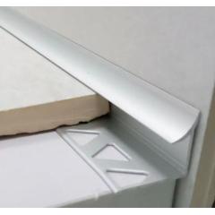 Фото Профіль для плитки АВП10 алюмінієвий внутрішній 2,7 м срібло  - Магазин MASMART