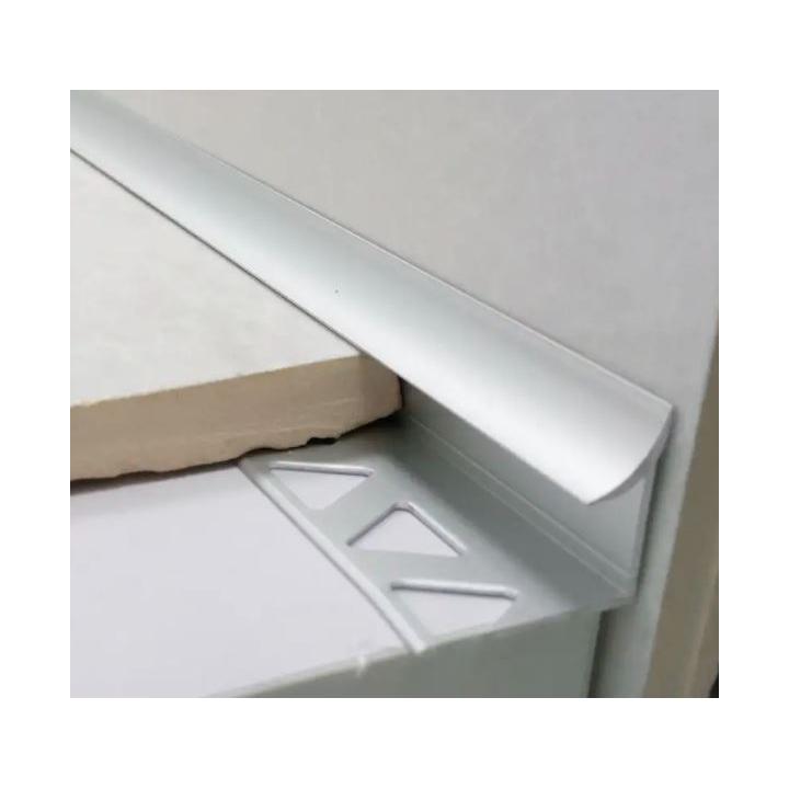 Фото Профиль для плитки АВП10 алюминиевый внутренний 2,7 м серебро - Магазин MASMART