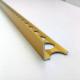 Фото Профиль для плитки АП 012 алюминиевый золото 2,7 м Г-образный наружный торцевой  - Магазин MASMART