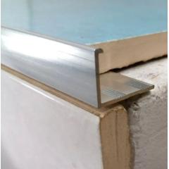 Фото Профіль для плитки АП 012 алюмінієвий срібло 2,7 м...  - Магазин MASMART