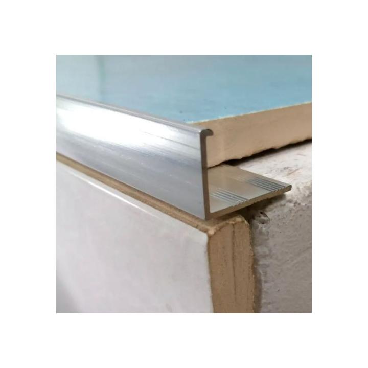 Фото Профиль для плитки АП 012 алюминиевый серебро 2,7 м Г-образный - Магазин MASMART