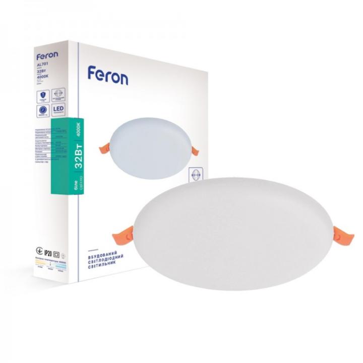 Фото Светильник LED Feron AL701 32W 4000K - Магазин MASMART