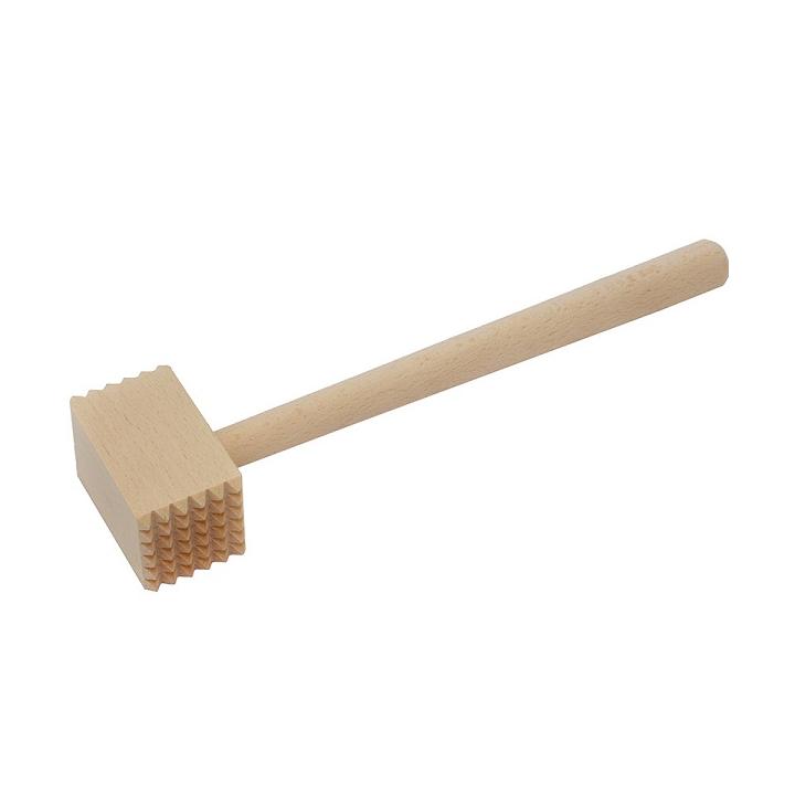 Фото Молоток для відбивання м'яса 31 см дерев'яний - Магазин MASMART