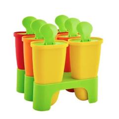 Фото Формы для мороженого 6 шт. х 75 мл с подставкой Алеана...  - Магазин MASMART