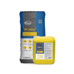 Фото Суміш гідроізоляційна двокомпонентна Ельф TopFlex 2K 12кг+4л  - Магазин MASMART