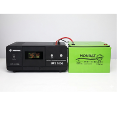 Фото Джерело безперебійного живлення ARUNA UPS-1000...  - Магазин MASMART