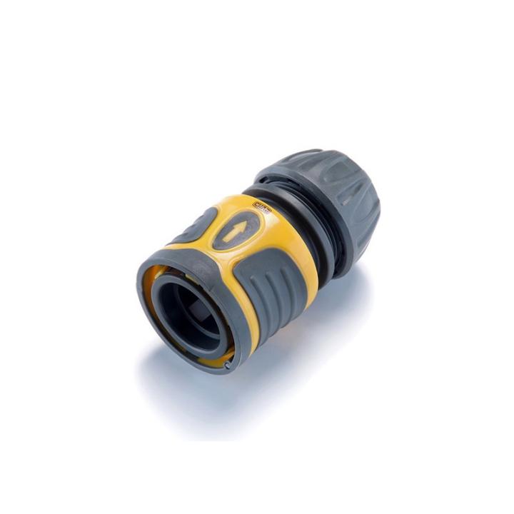 Фото Конектор швидкознімний гумовий з аквастопом 1/2 для шлангу 1/2 СИЛА (551182) - Магазин MASMART