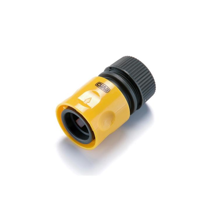 Фото Конектор швидкознімний з аквастопом 1/2 для шлангу 1/2 СИЛА (551162) - Магазин MASMART