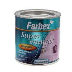 Фото Эмаль алкидная Farbex ПФ-115П серая 0,25 кг  - Магазин MASMART