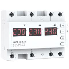 Фото Реле напруги ZUBR D6-40 40А red  - Магазин MASMART