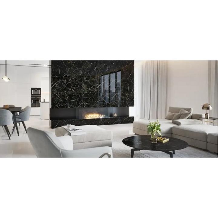 Фото Керамогранит Opoczno Royal Black Polished 59,8х119,8 (под заказ)  - Магазин MASMART