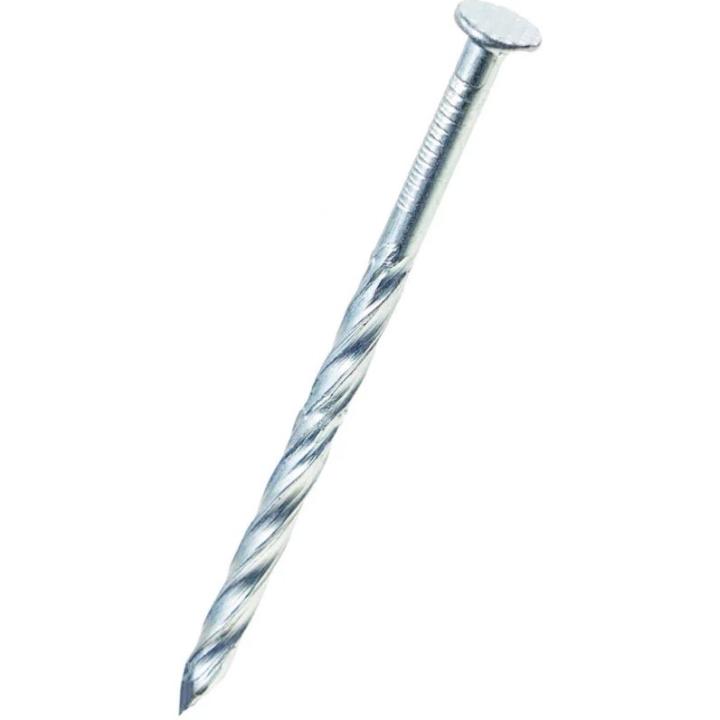 Фото Гвоздь винтовой 3,4х90 мм белый цинк (28070) - Магазин MASMART