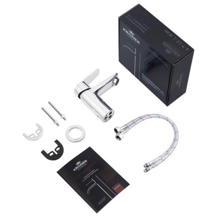 Фото Смеситель для умывальника Kroner KRP Brocken-C010  - Магазин MASMART