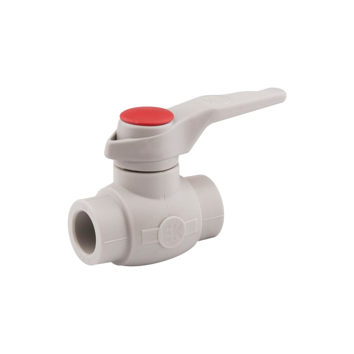 Фото Кран шаровый ППР Ø25 Rozma (серый) - Магазин MASMART