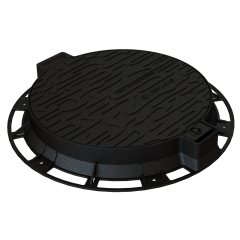 Фото Люк чугунный тяжелый с замком и уплотнительной прокладкой...  - Магазин MASMART