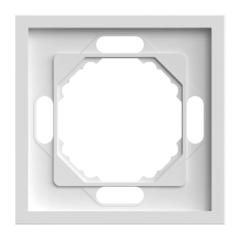 Фото Рамка 1-местная универсальная Ardero Soft EF101-W белый  - Магазин MASMART