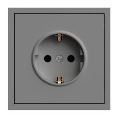 Фото Механізм розетки із заземленням 16А Ardero Soft ER121-G...  - Магазин MASMART