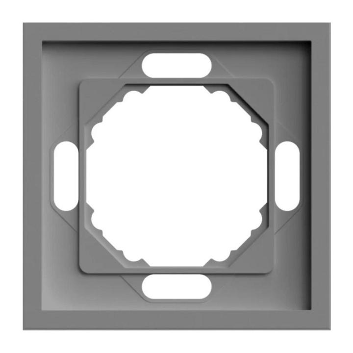 Фото Рамка 1-местная универсальная Ardero Soft EF101-G серый - Магазин MASMART