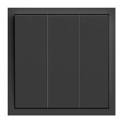 Фото Механізм вимикача триклавішний Ardero Soft EV113-B чорний  - Магазин MASMART