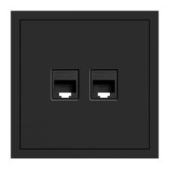 Фото Механизм двойной компьютерной розетки Ardero Soft...  - Магазин MASMART