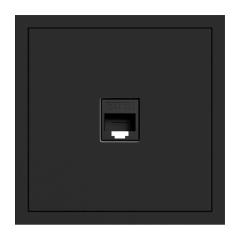 Фото Механизм компьютерной розетки Ardero Soft ER151PC-B черный  - Магазин MASMART