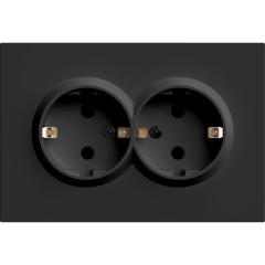 Фото Механизм двойной розетки с заземлением 16А Ardero Soft...  - Магазин MASMART