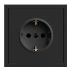 Фото Механізм розетки із заземленням 16А Ardero Soft ER121-B...  - Магазин MASMART