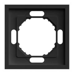 Фото Рамка 1-местная универсальная Ardero Soft EF101-B черный  - Магазин MASMART