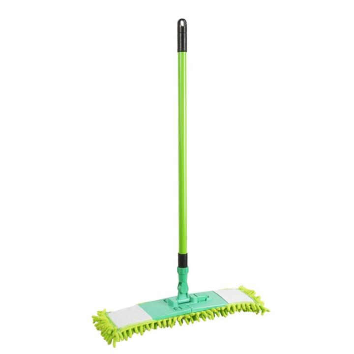 Фото Швабра Eco Fabric мікрофібра 43 см локшина з телескопічною ручкою 120 см (EF-Salsa)  - Магазин MASMART