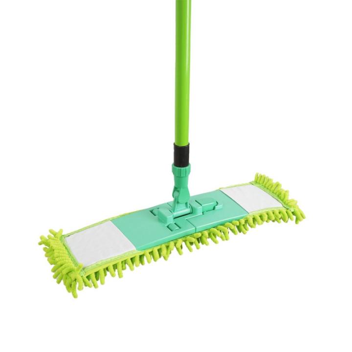 Фото Швабра Eco Fabric мікрофібра 43 см локшина з телескопічною ручкою 120 см (EF-Salsa)  - Магазин MASMART