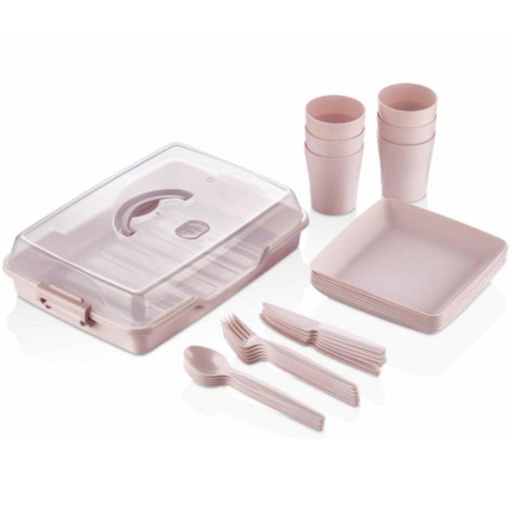 Фото Набір посуду для пікніка Goldex 32 предмети на 6-персон 43005 - Магазин MASMART