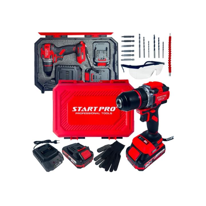 Фото Шуруповерт аккумуляторный Start Pro SCD-20 BRUSHLESS  - Магазин MASMART