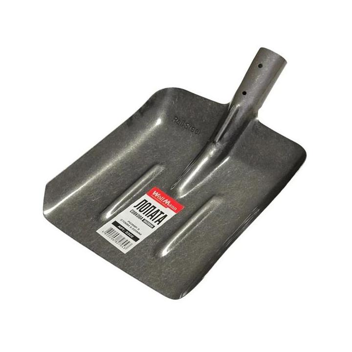 Фото Лопата совкова WoffMann лакована рейков сталь 27х22 см (арт.3322) - Магазин MASMART
