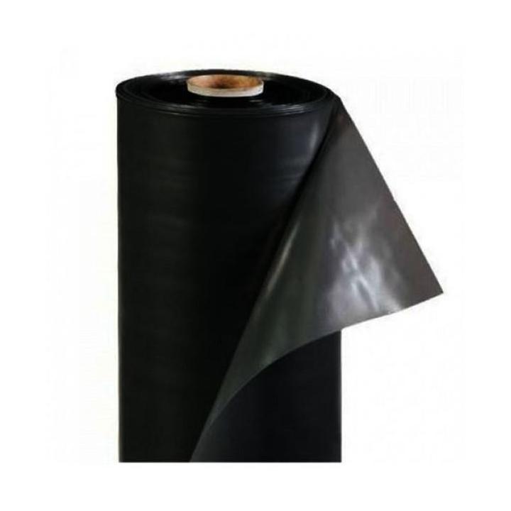 Фото Пленка полиэтиленовая черная 3х50 м 150 мк - Магазин MASMART