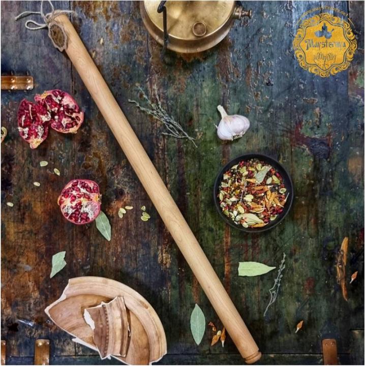 Фото Скалка для вытяжного теста 70х3,3см Maysternya 101-031  - Магазин MASMART