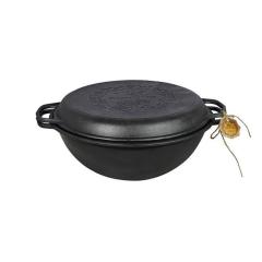 Фото Казан узбецький з кришкою-сковородою Maysternya 12л (V12CP)  - Магазин MASMART